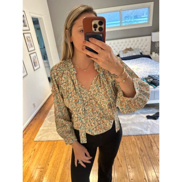 Rails Amal Floral Print Blouse NWOT Small - Picture 4 of 12